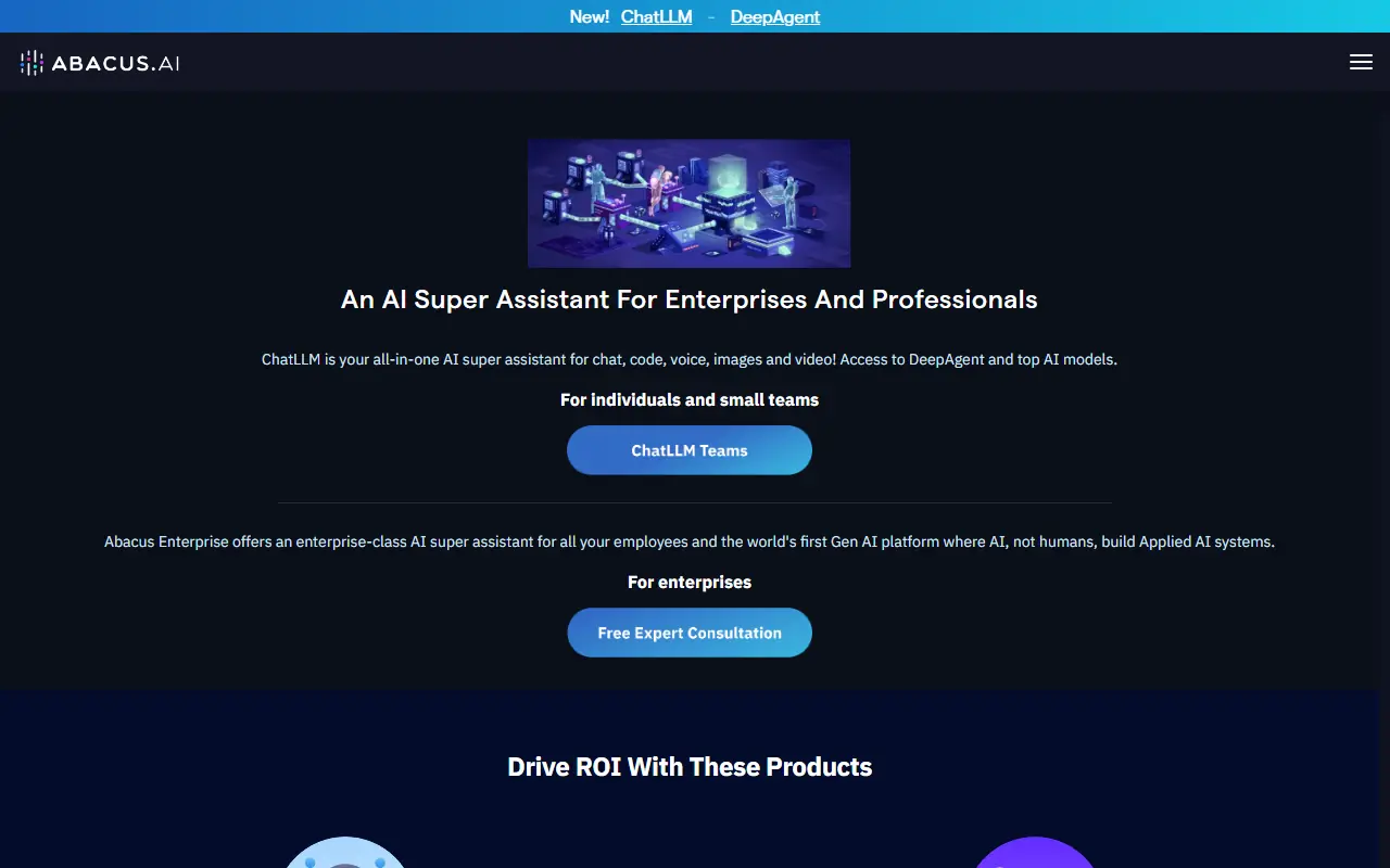 Abacus.AI screenshot