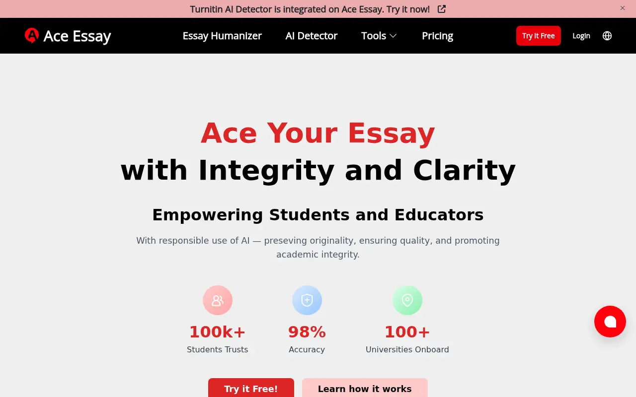 AceEssay.ai screenshot