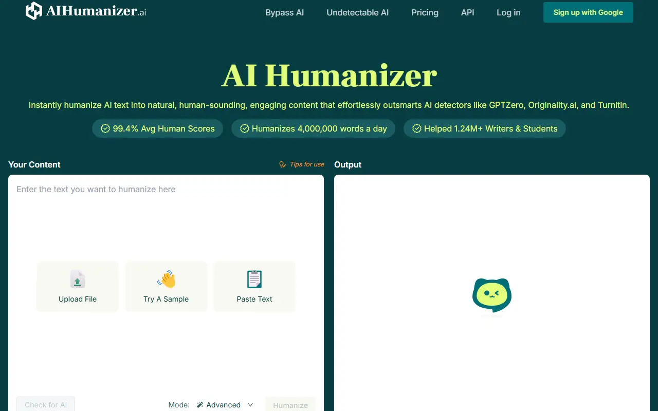 AI Humanizer screenshot