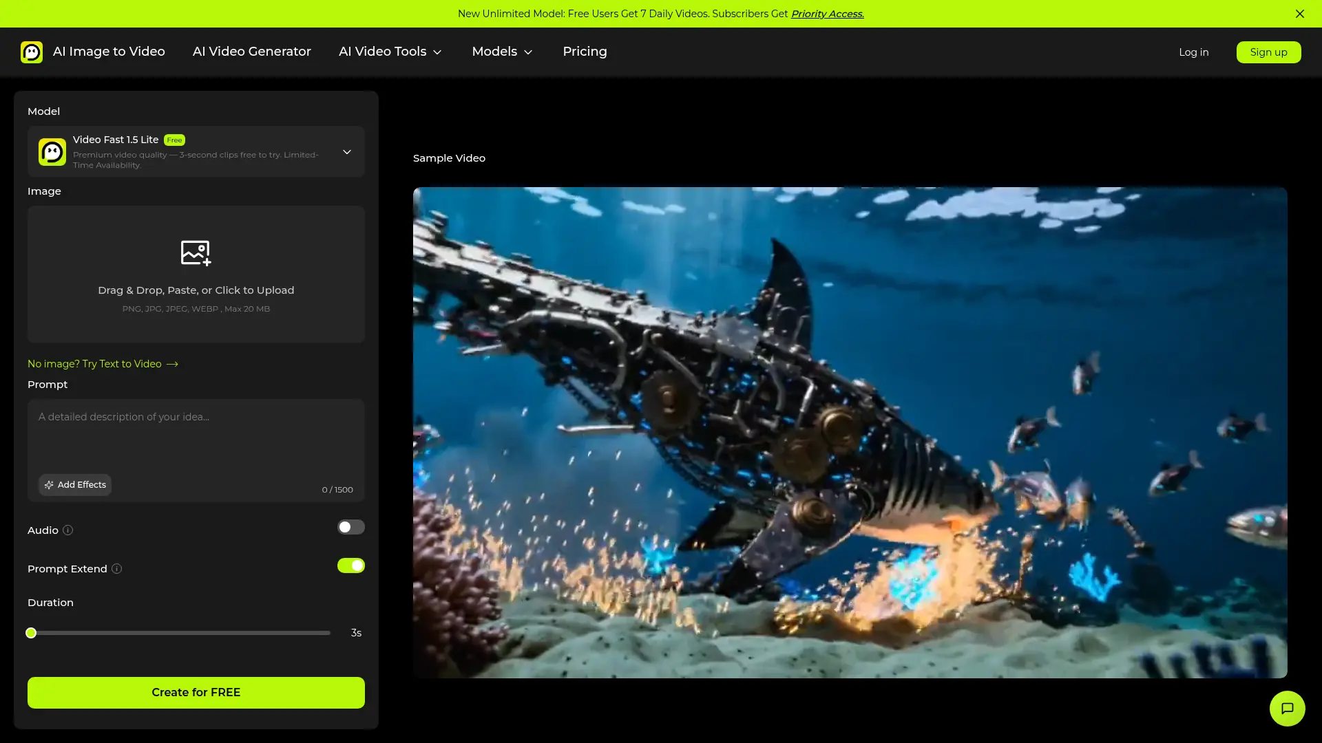 AIImageToVideo Pro screenshot