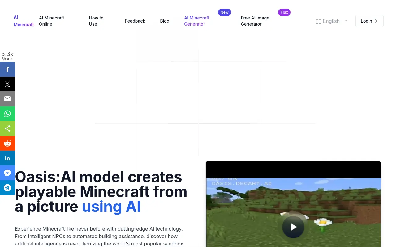 AI Minecraft screenshot