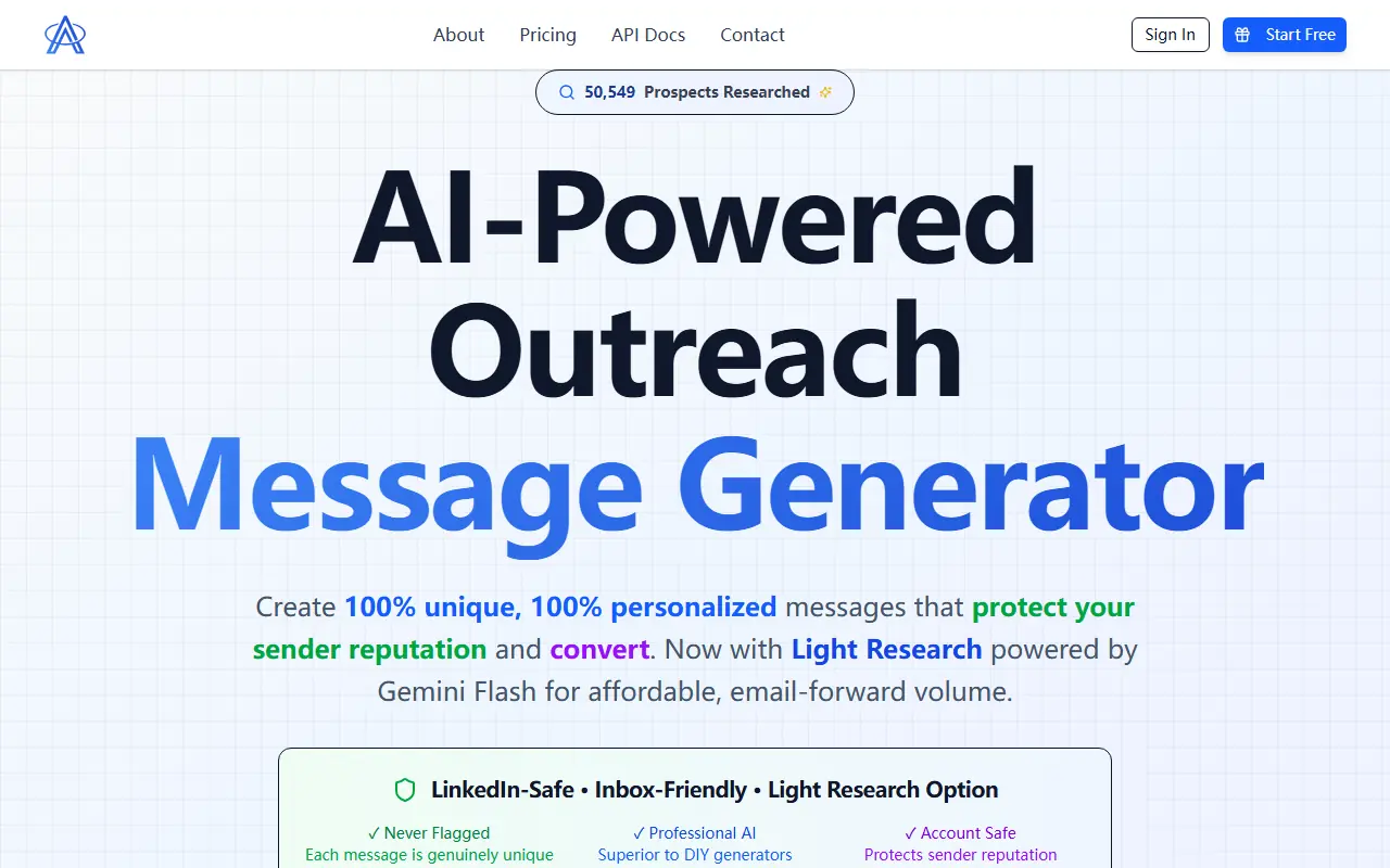 AI Outreach screenshot