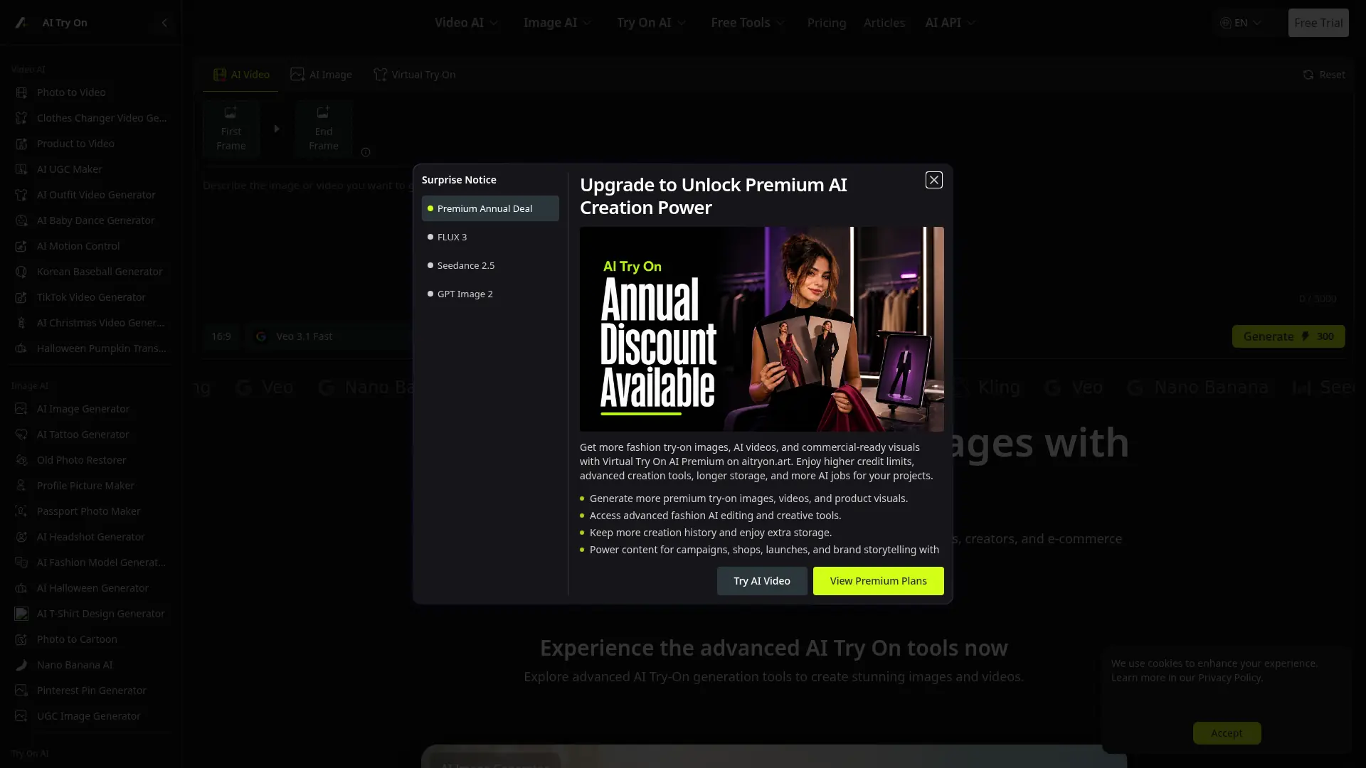 AI Try On screenshot