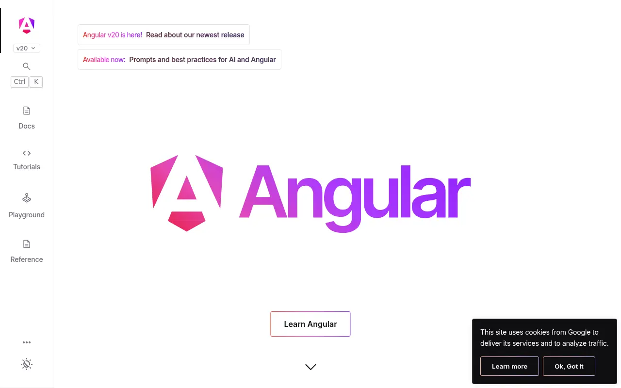 Angular screenshot