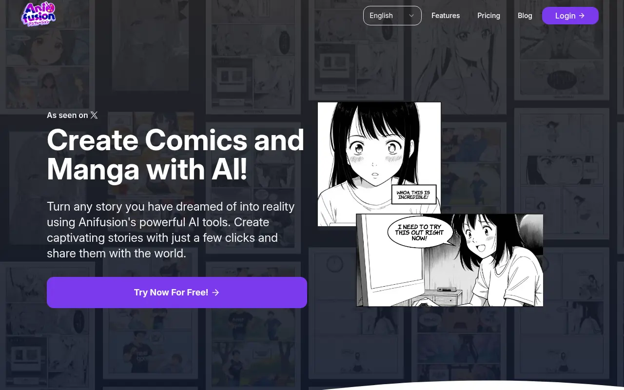 Anifusion screenshot