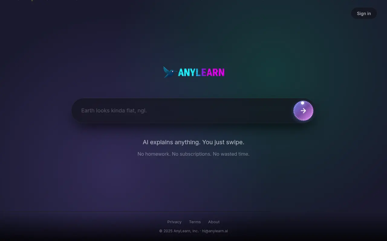 AnyLearn AI screenshot