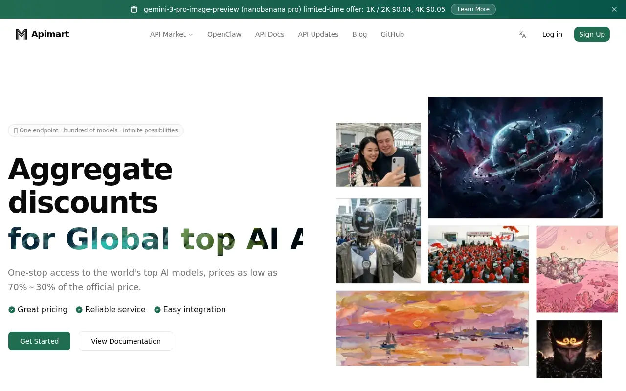 APIMart screenshot