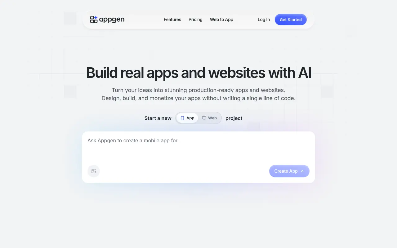 AppGen screenshot