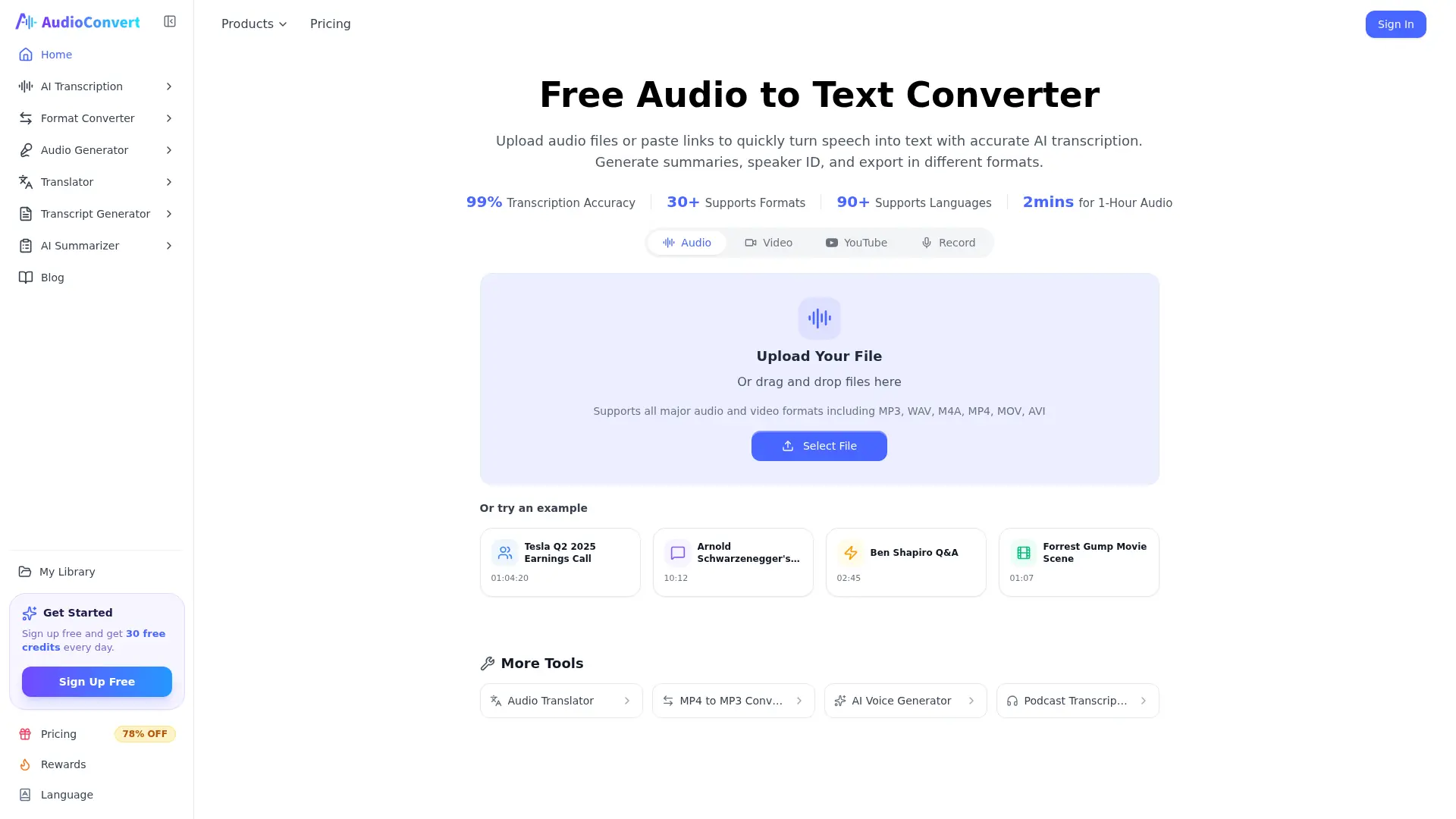 AudioConvert screenshot