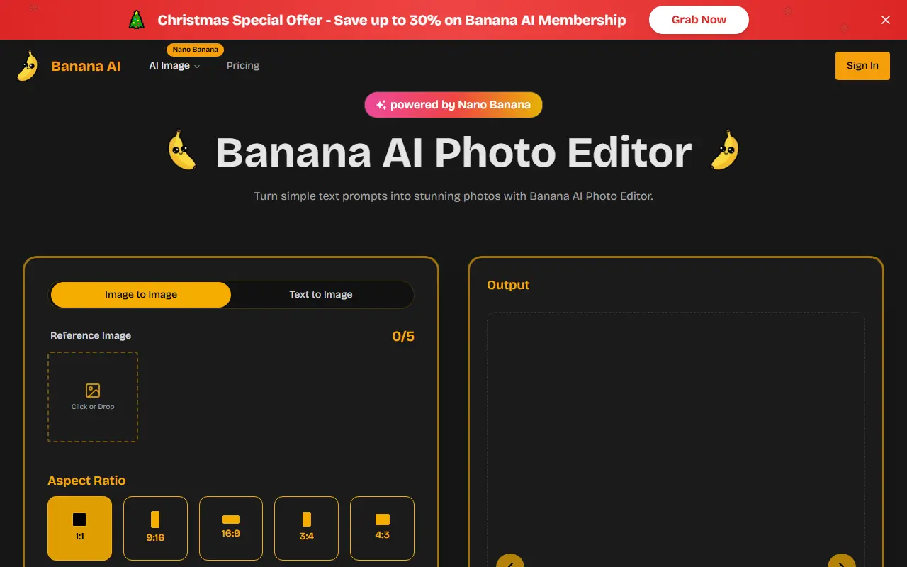 Banana AI screenshot