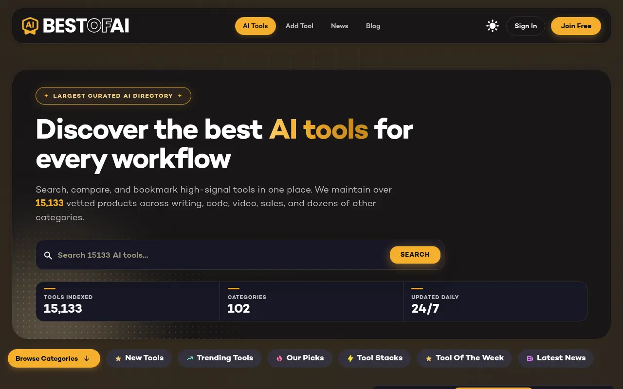 Best of AI screenshot