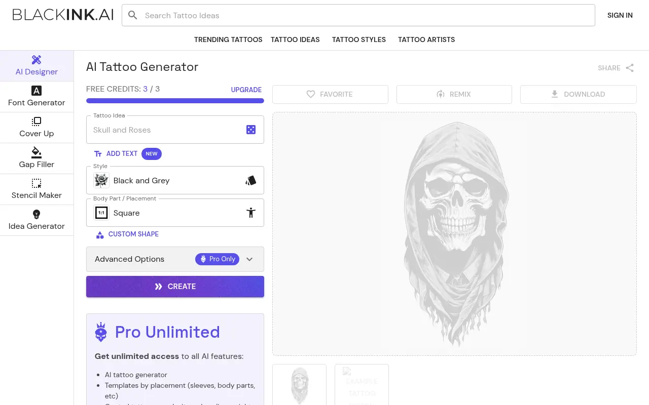 BlackInk AI screenshot