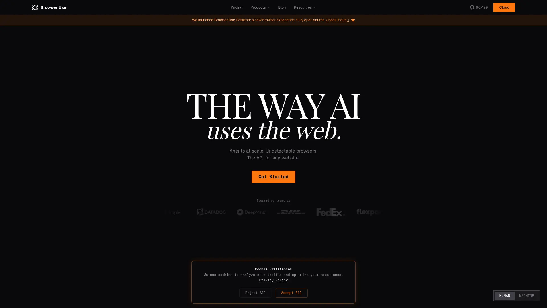 Browser Use screenshot