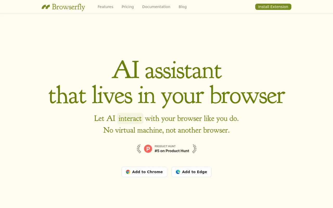 Browserfly screenshot