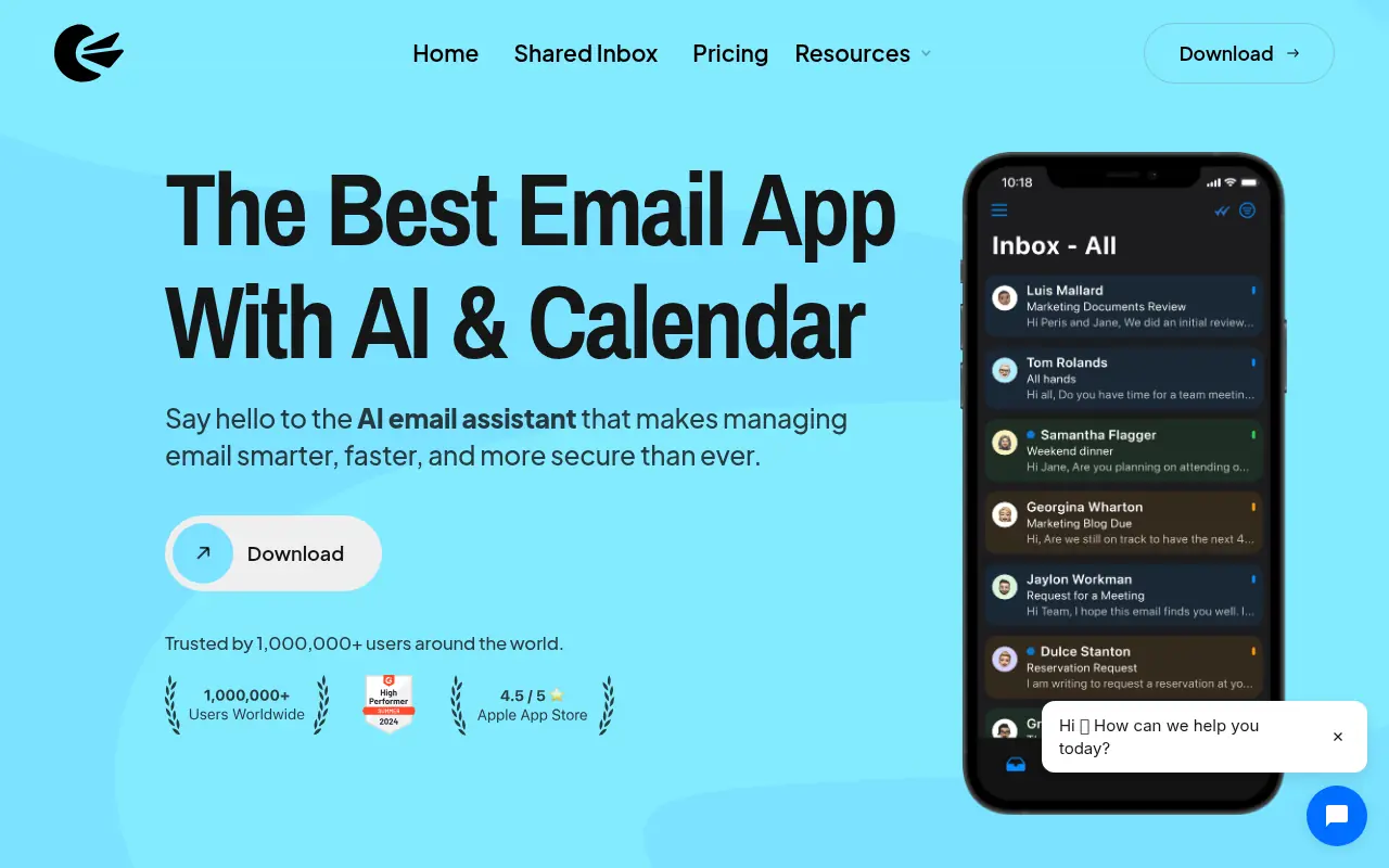 Canary Mail screenshot