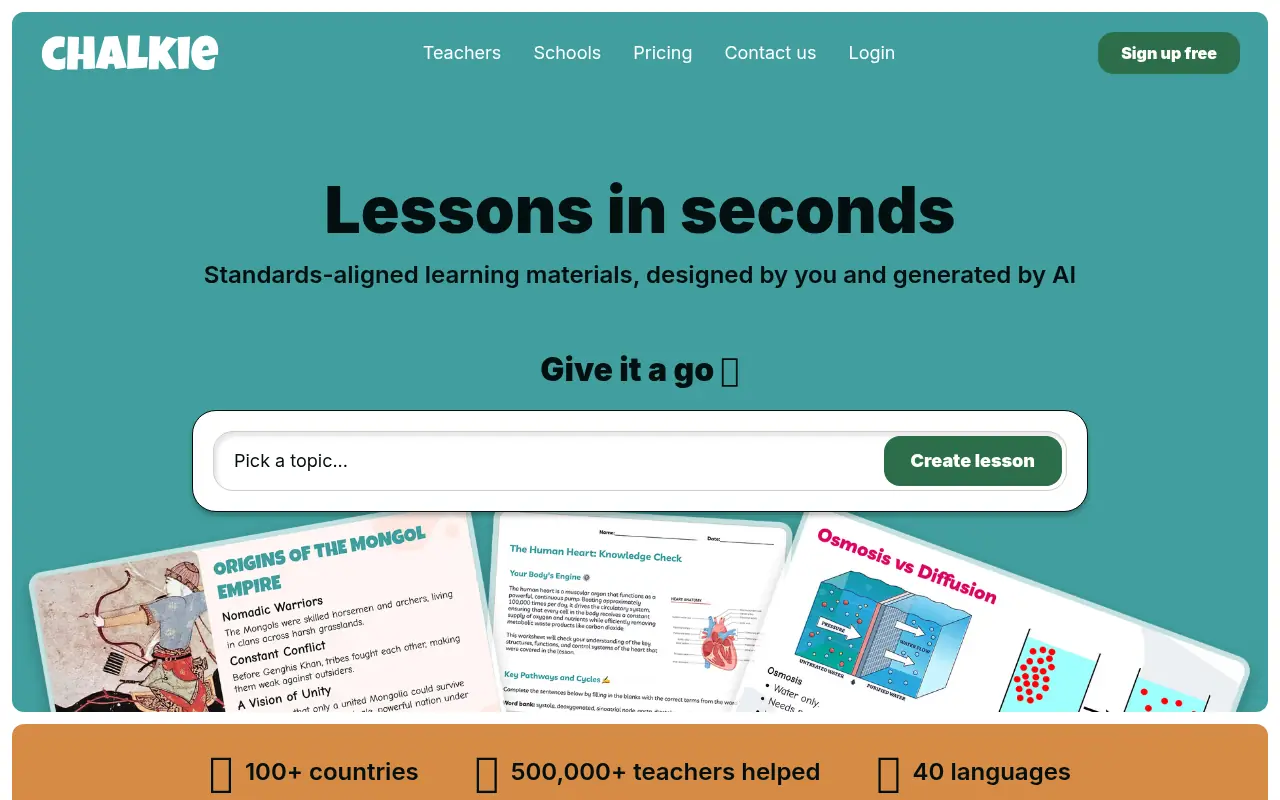 Chalkie AI screenshot