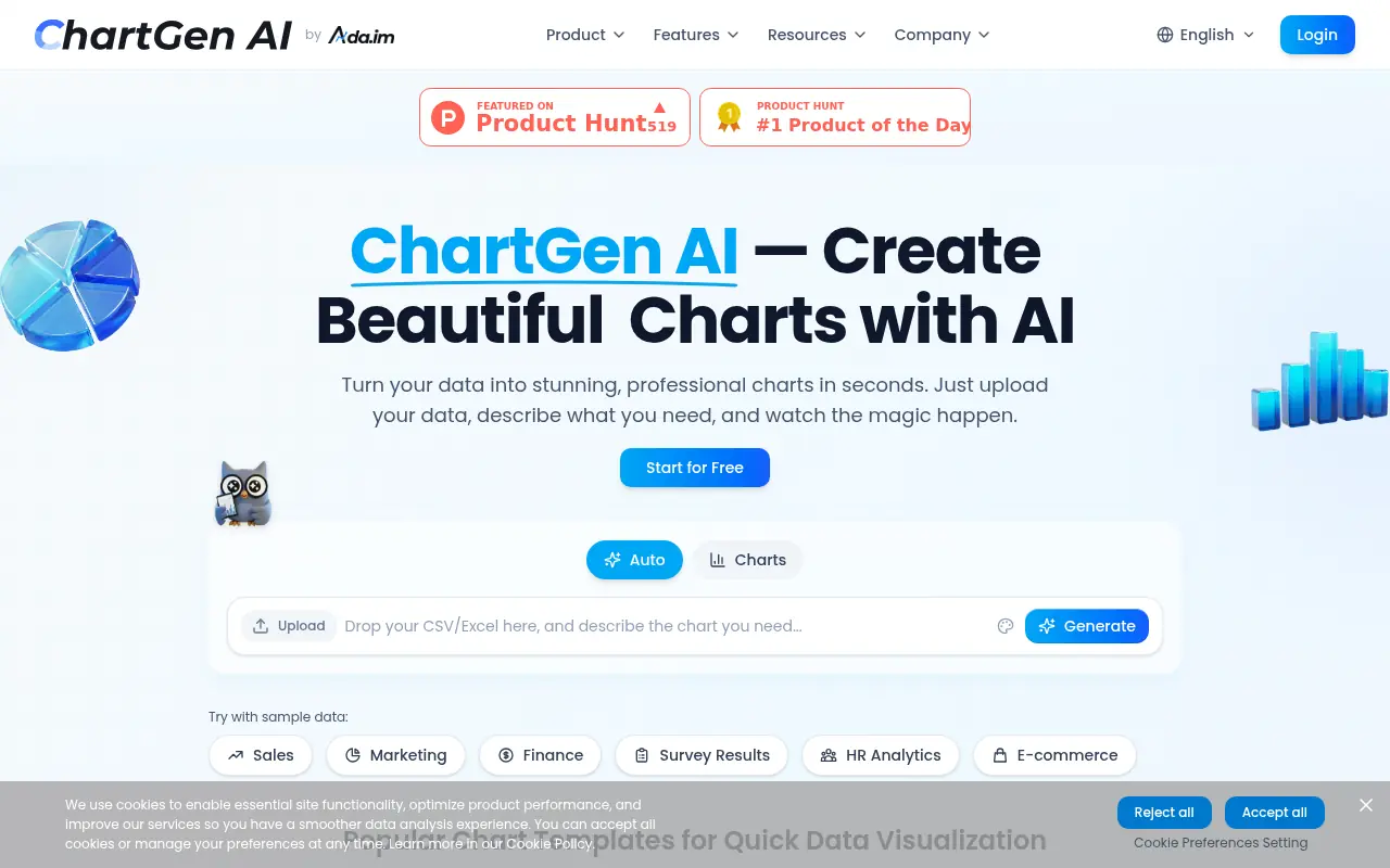 ChartGen AI screenshot