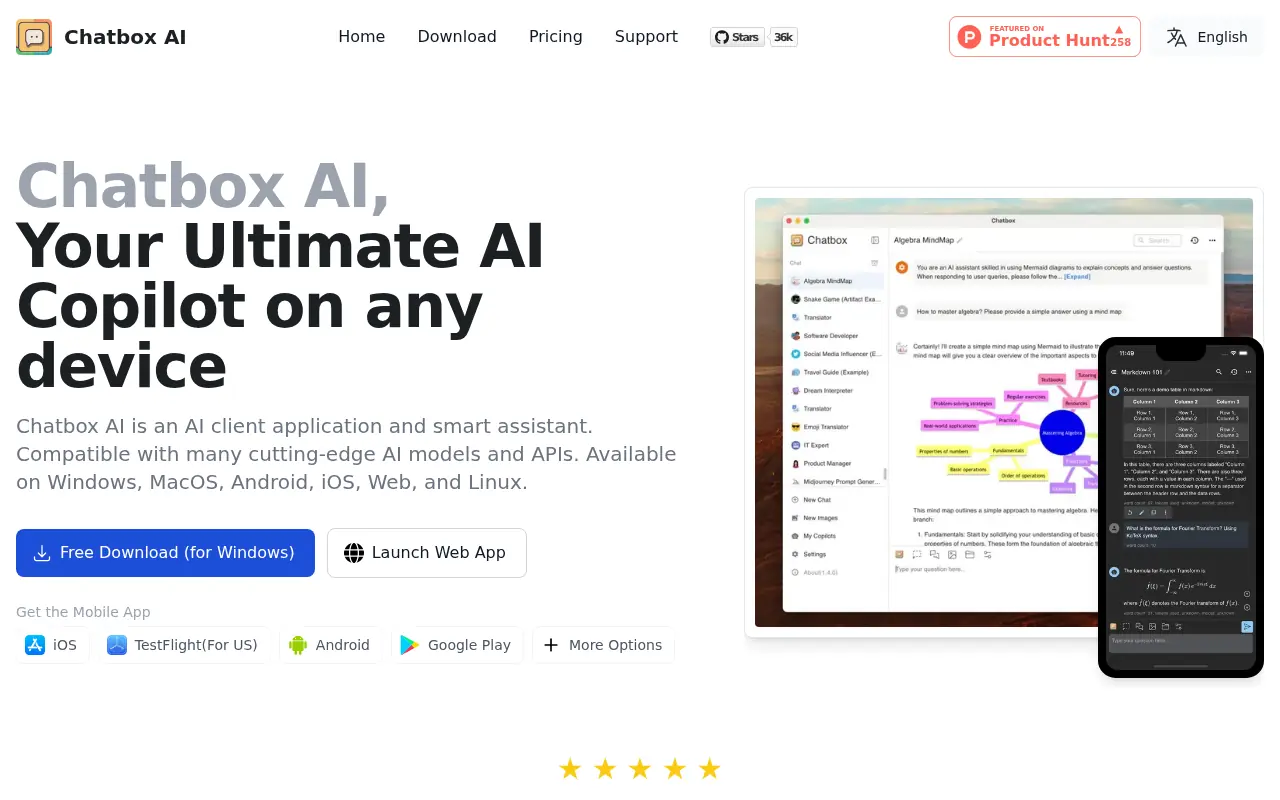 Chatbox AI screenshot