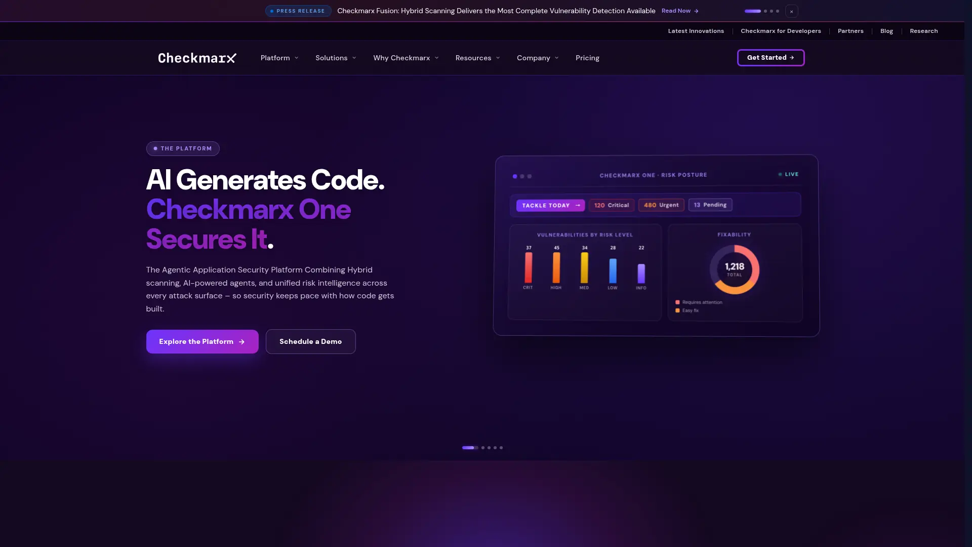 Checkmarx screenshot