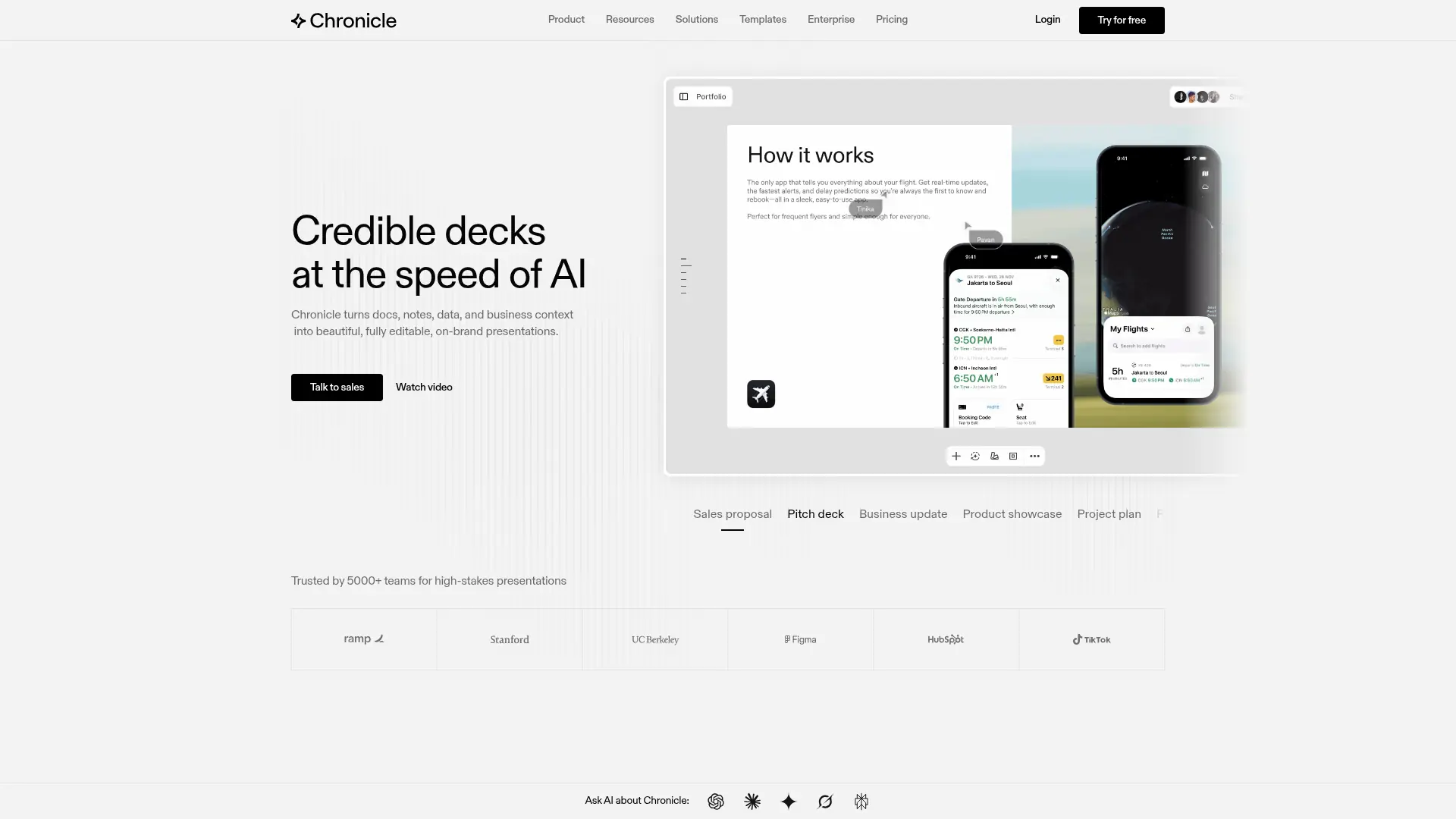 Chronicle screenshot