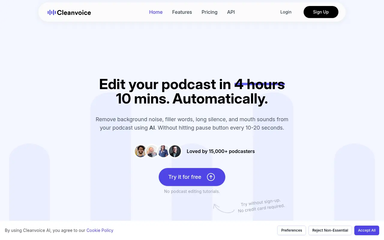 Cleanvoice AI screenshot