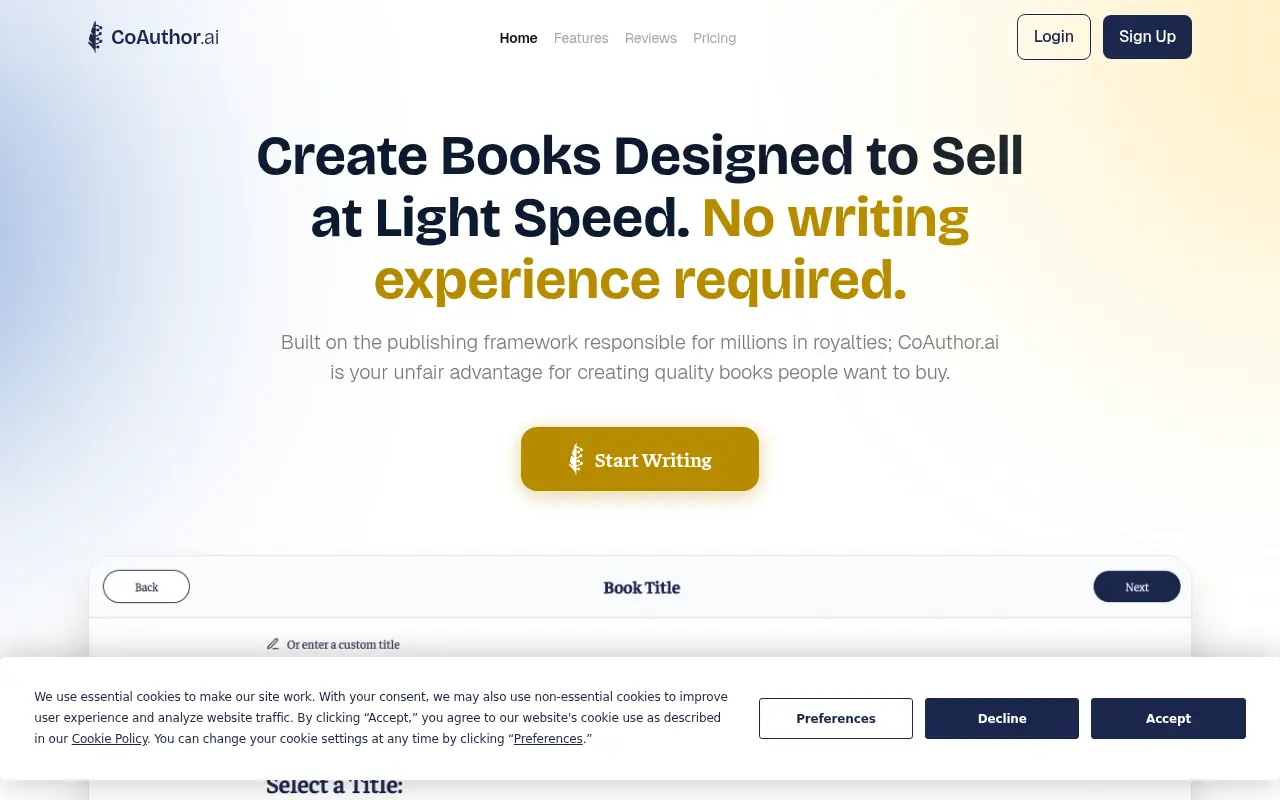 Coauthor screenshot