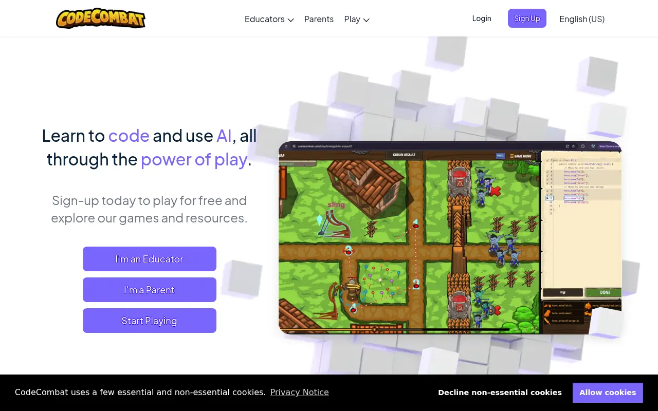 CodeCombat screenshot