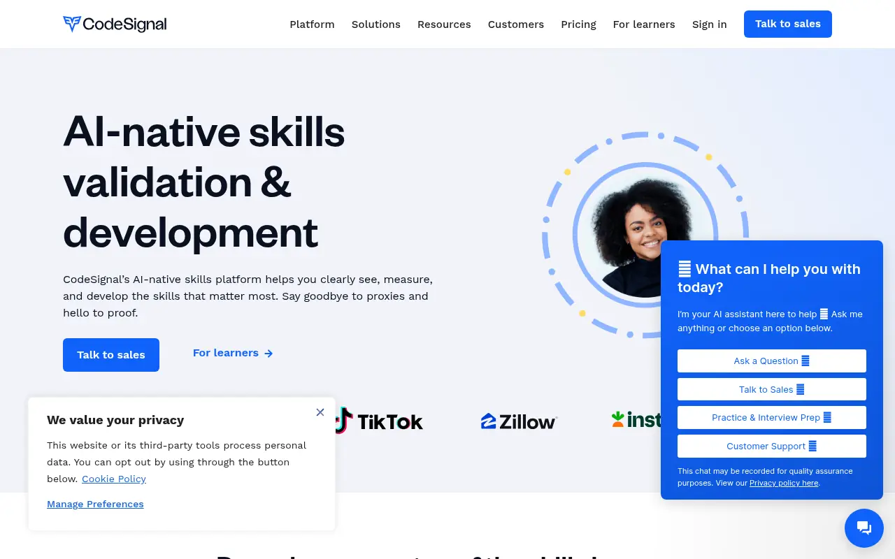 CodeSignal screenshot