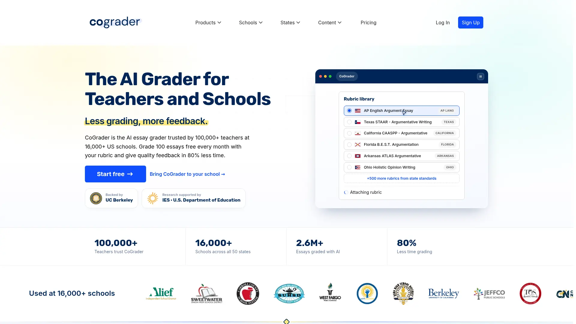 CoGrader screenshot