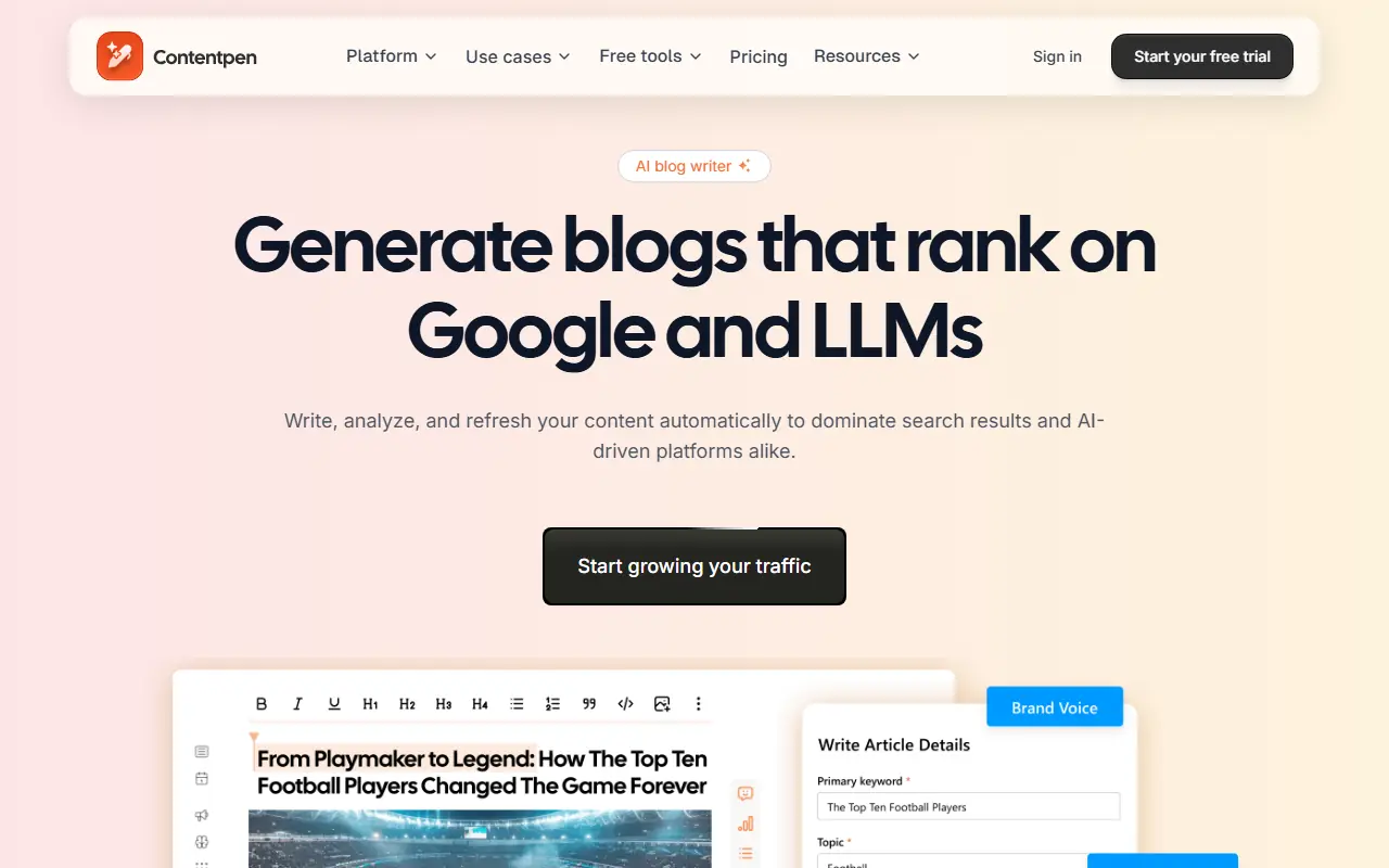 ContentPen screenshot