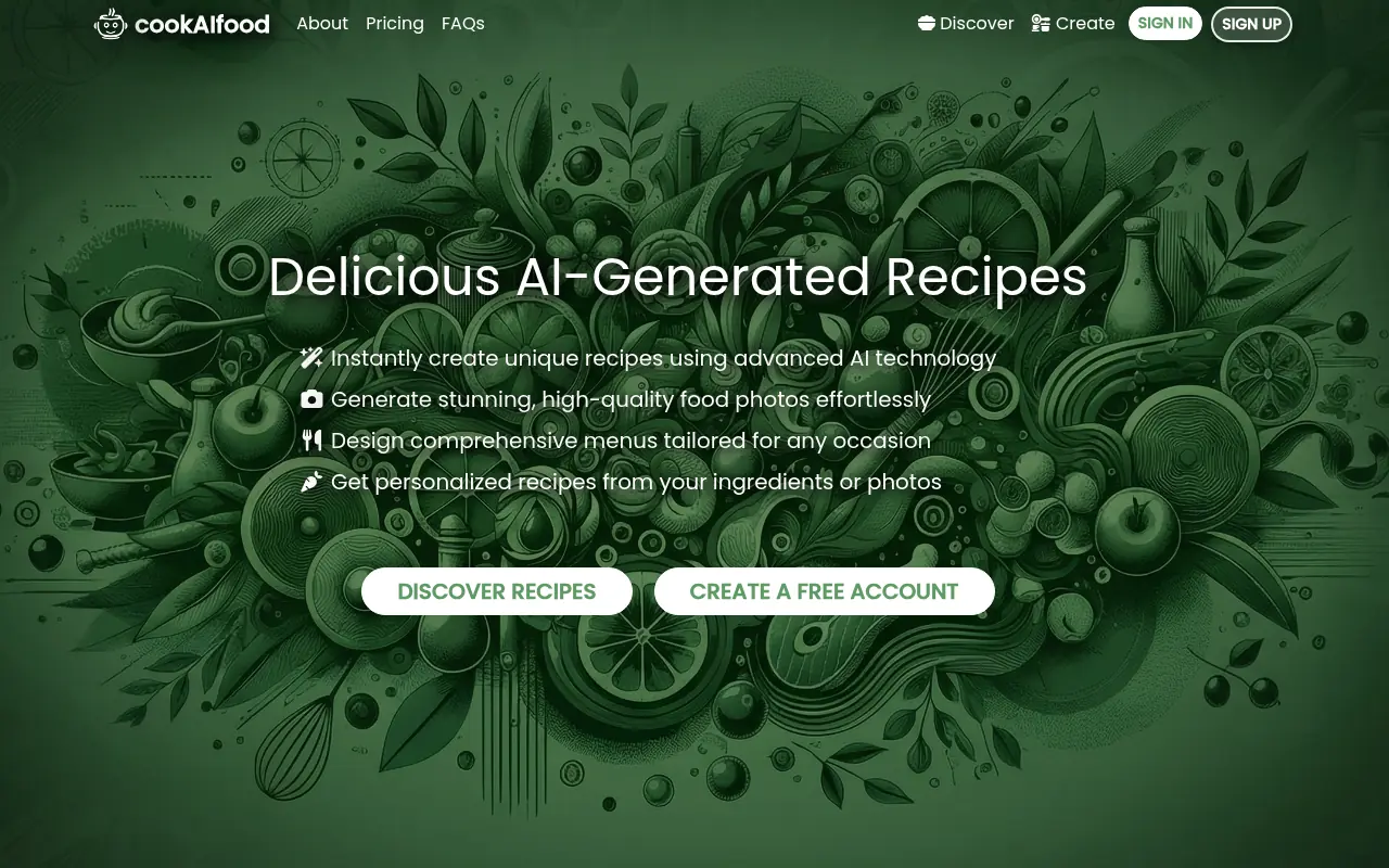 cookAIfood screenshot