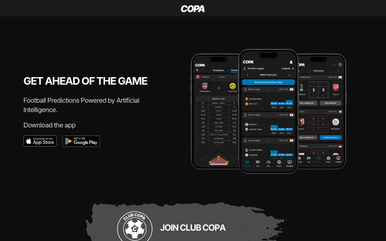 CopaScore screenshot