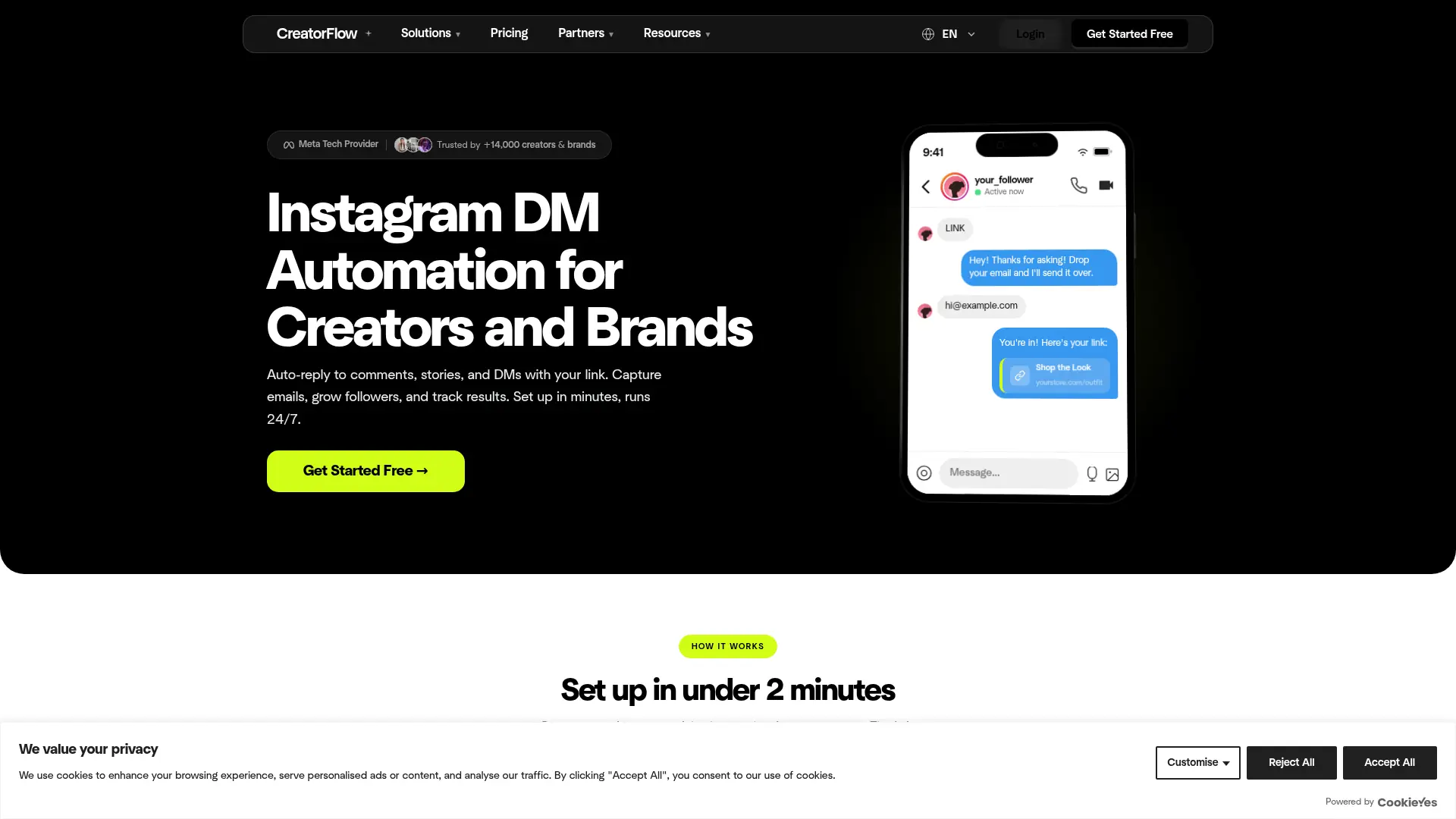 CreatorFlow screenshot