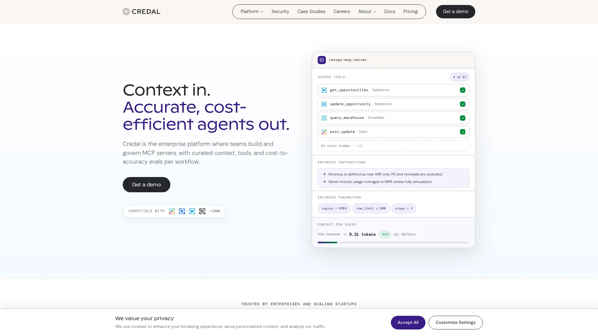 Credal screenshot