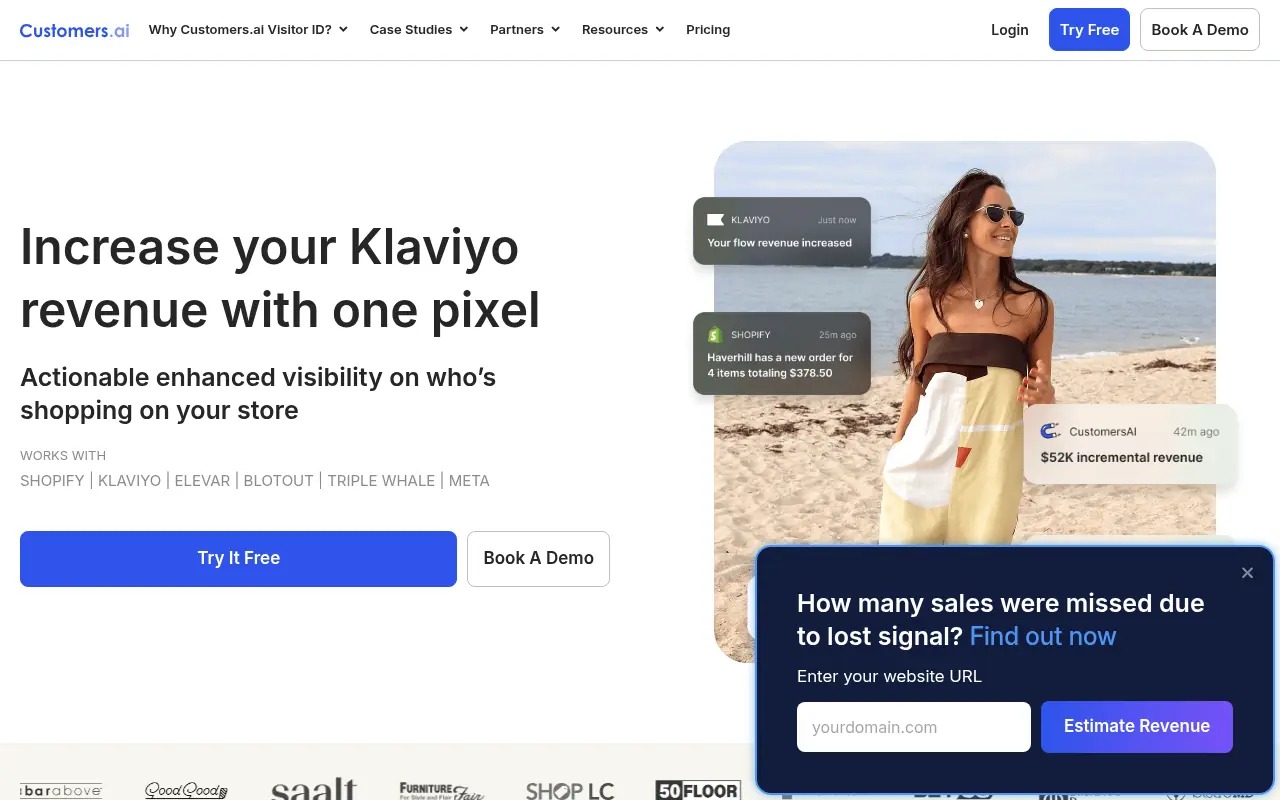 Customers.ai screenshot