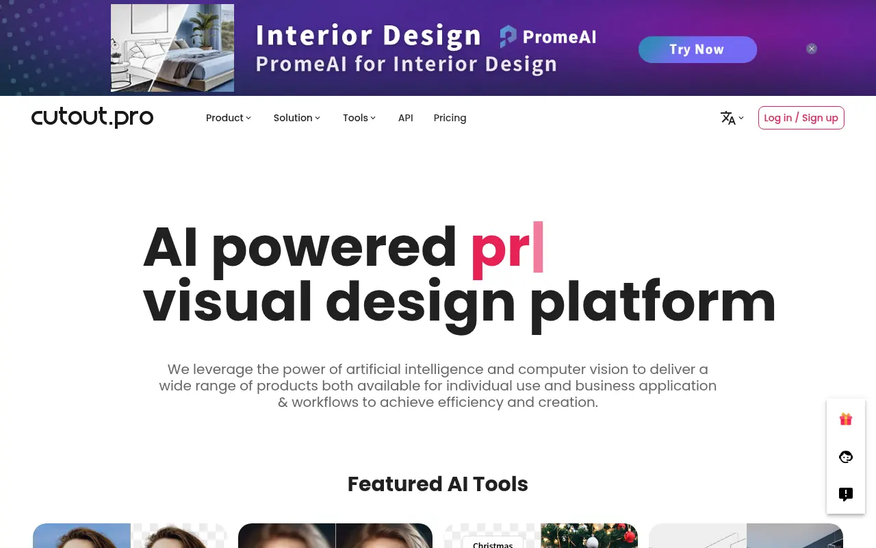 Cutout.Pro screenshot