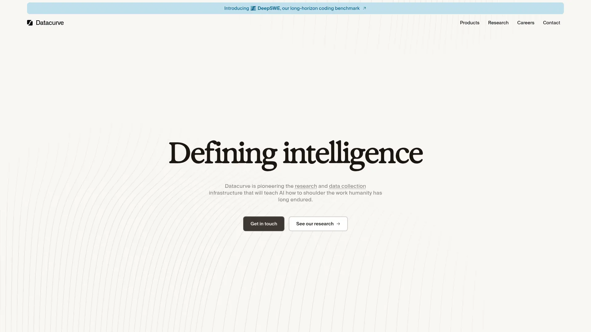 Datacurve screenshot