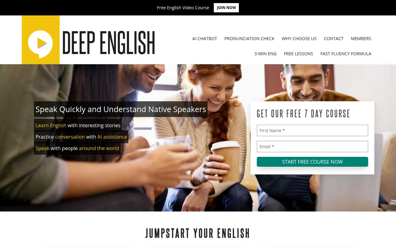 Deep English screenshot