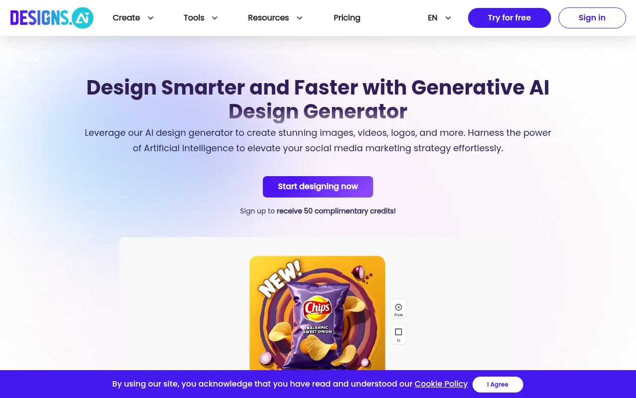 Designs.ai screenshot