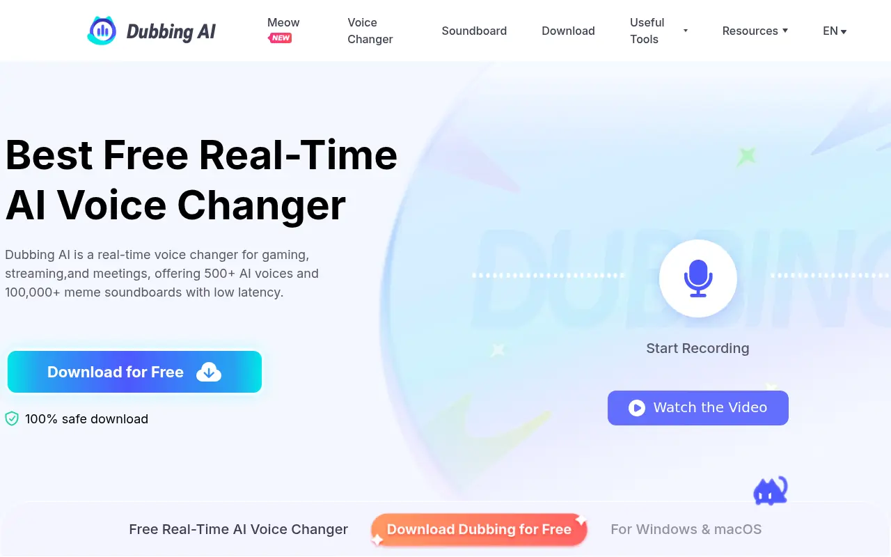 Dubbing AI screenshot