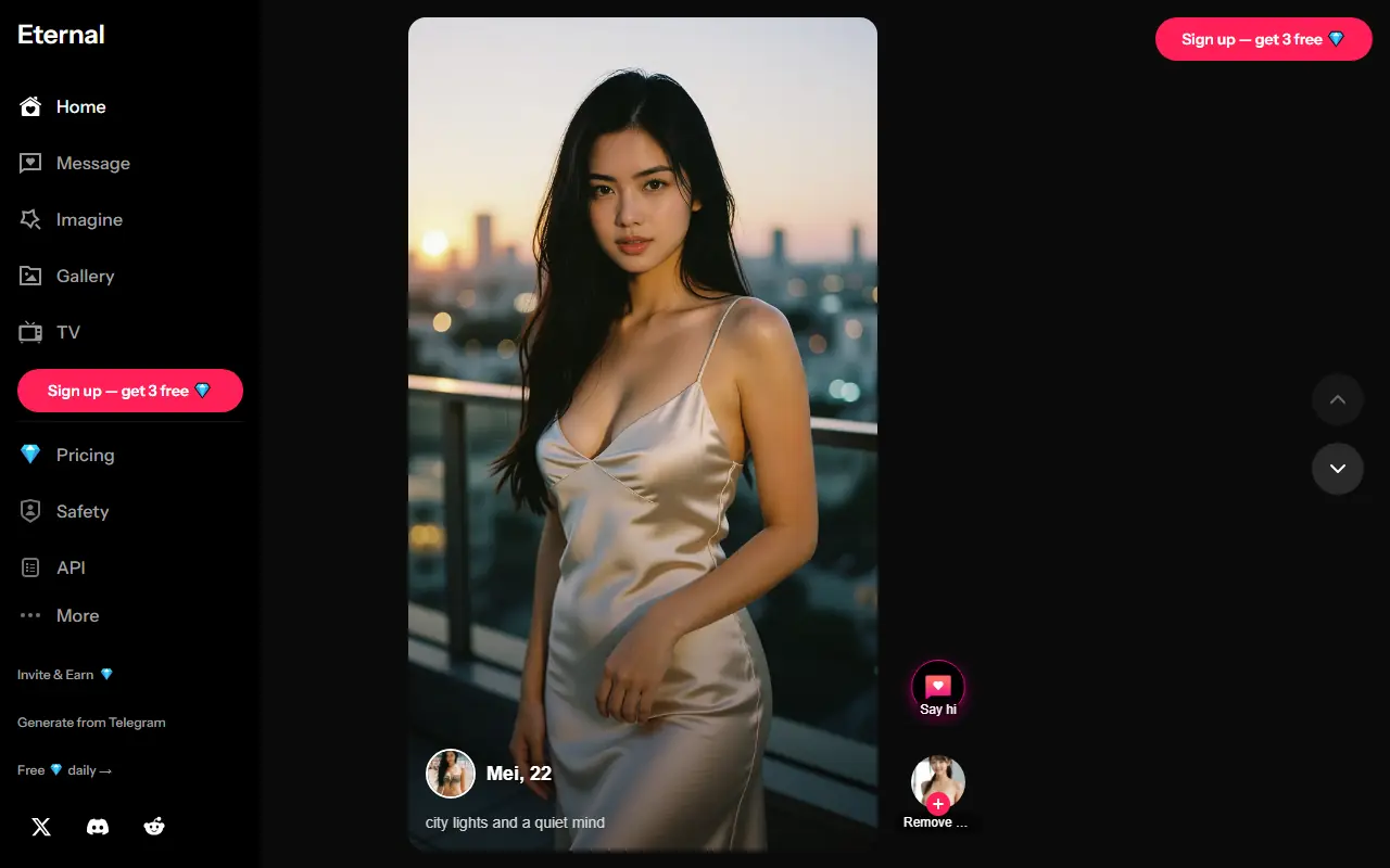 Eternal AI screenshot