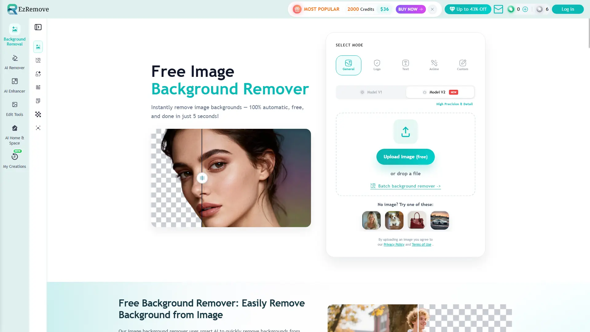 EzRemove AI screenshot