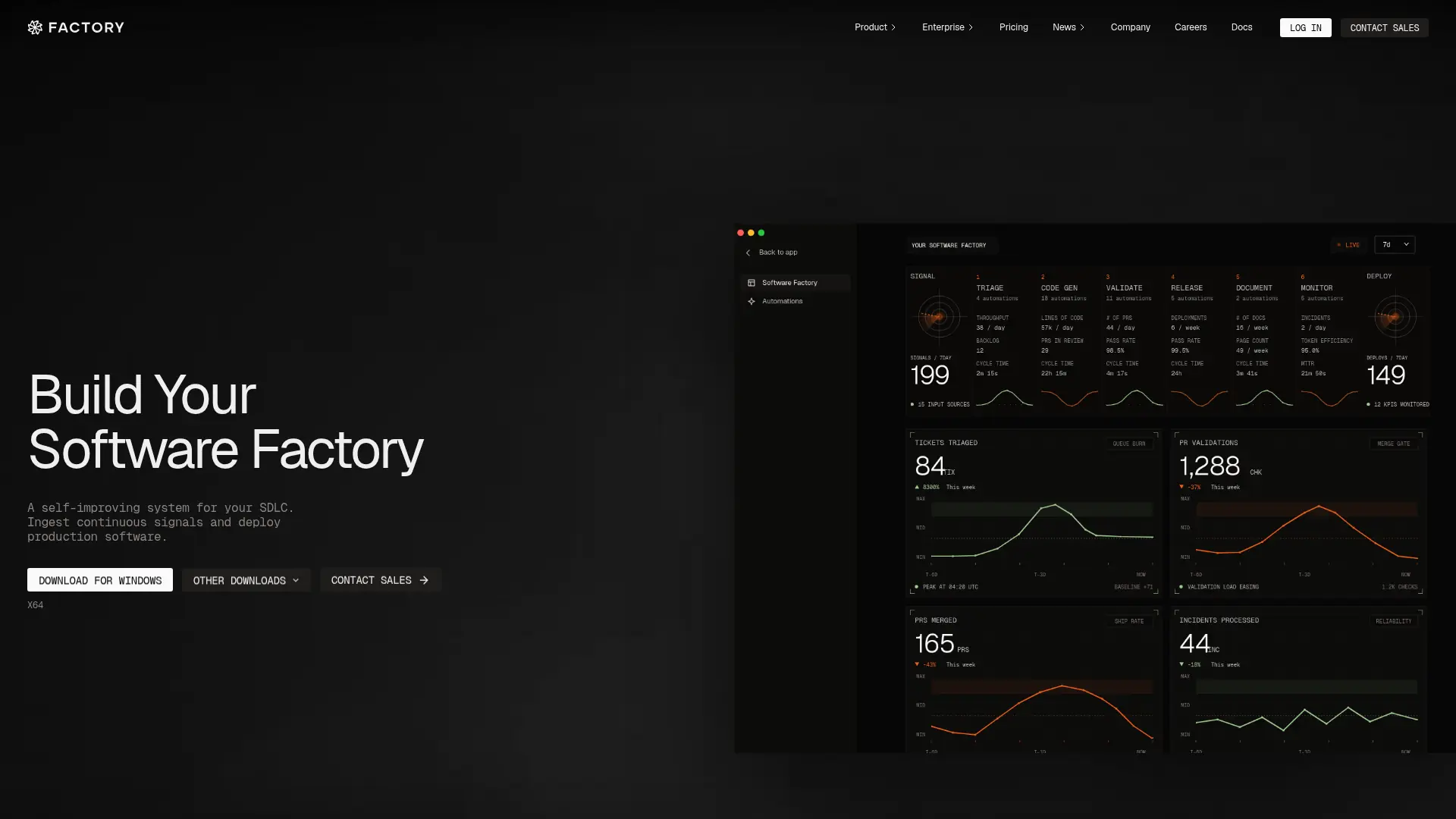 Factory screenshot