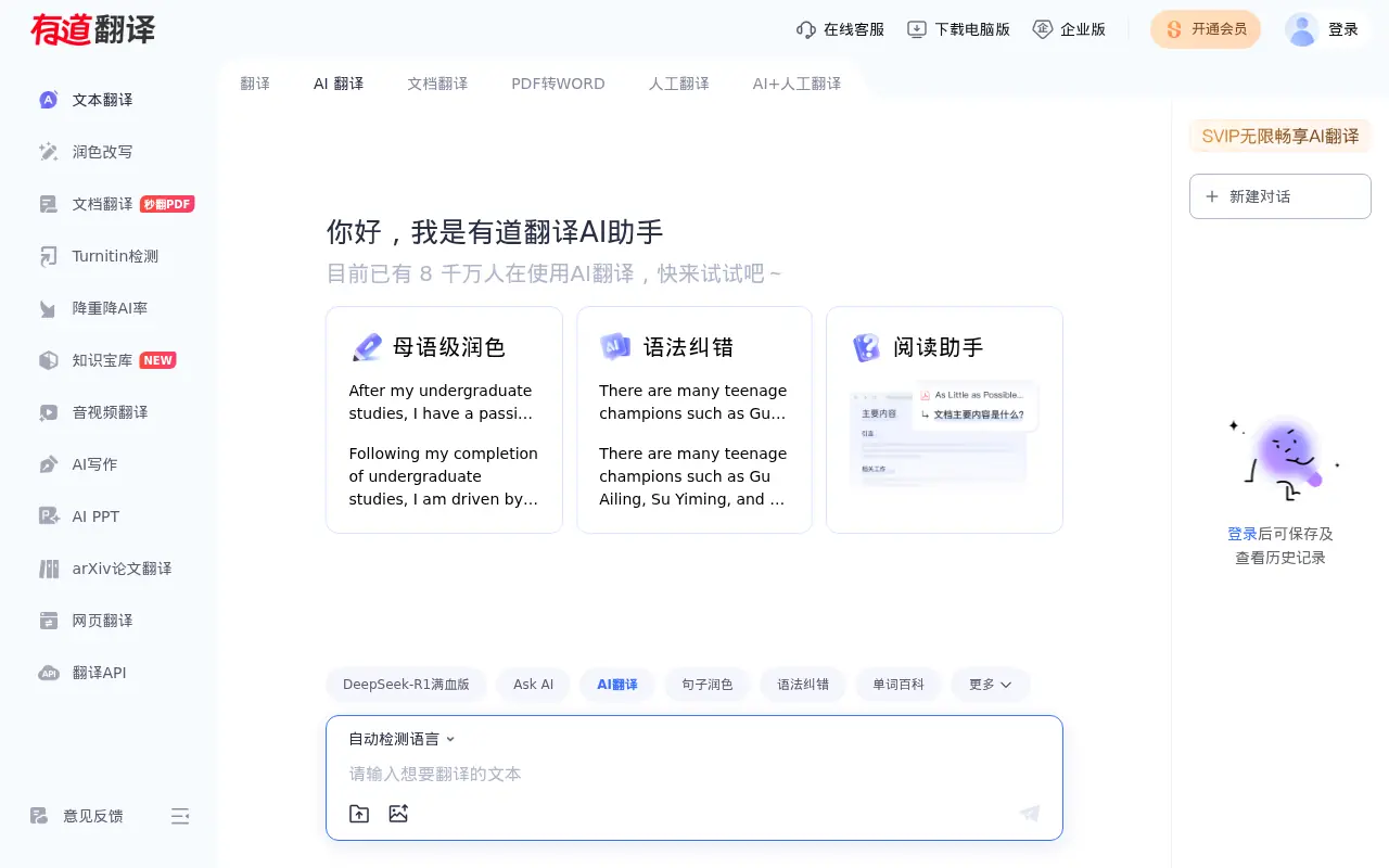 Youdao Translate screenshot