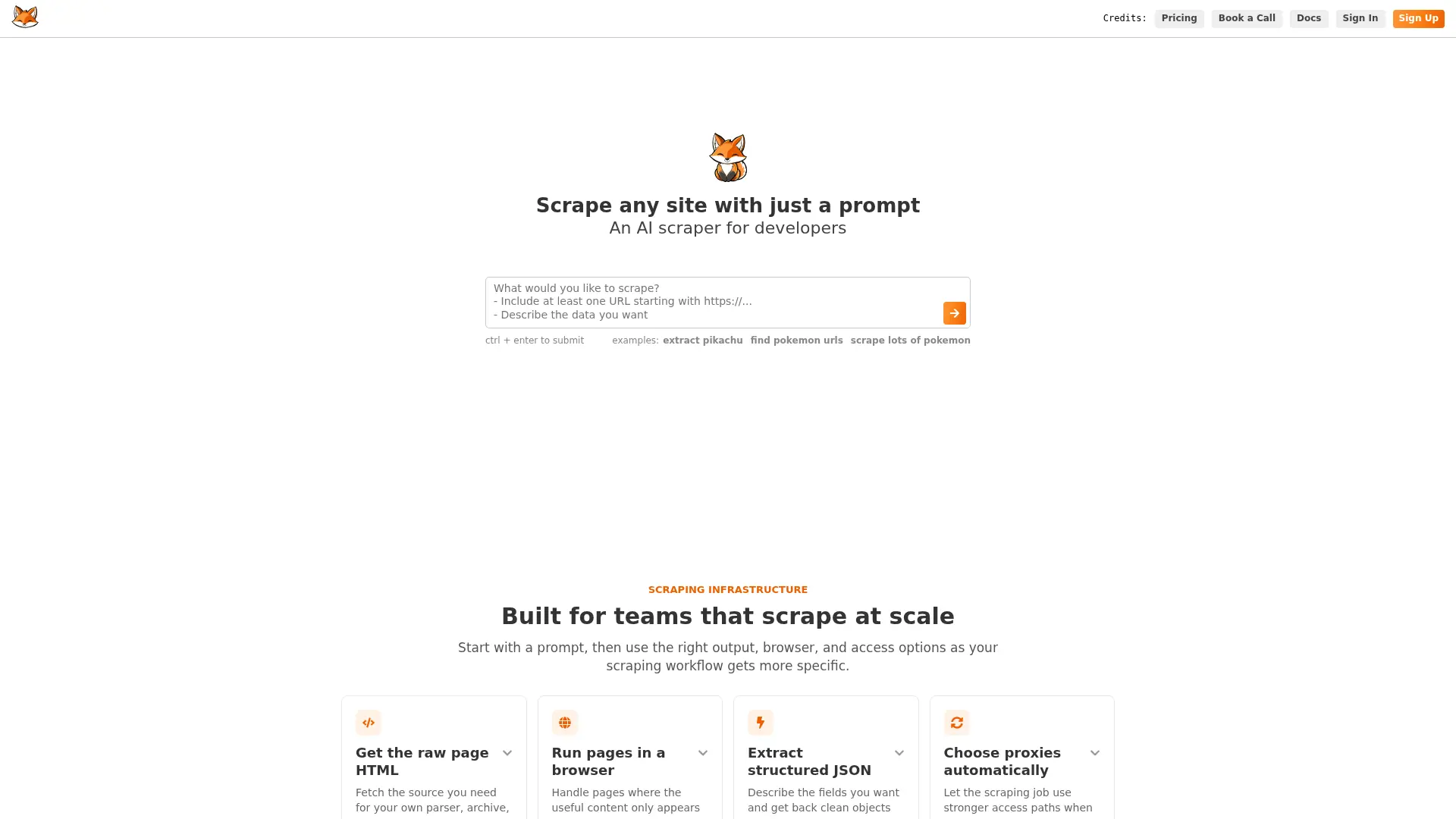 FetchFox screenshot