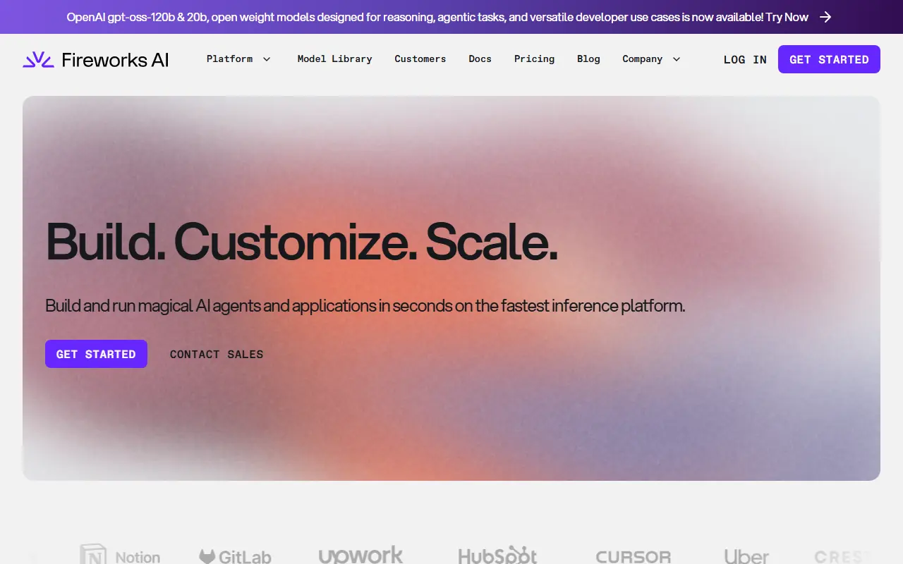 Fireworks AI screenshot