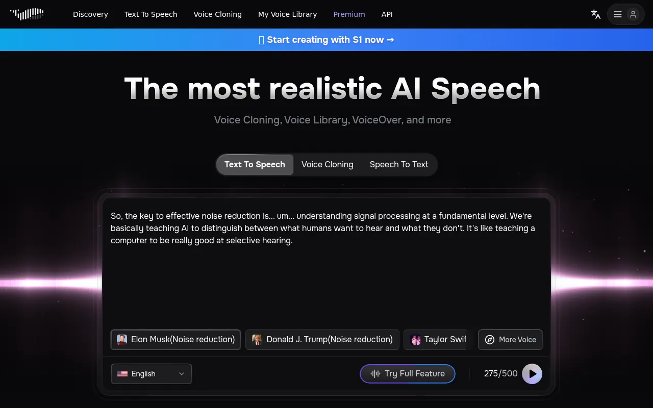 Fish Audio screenshot