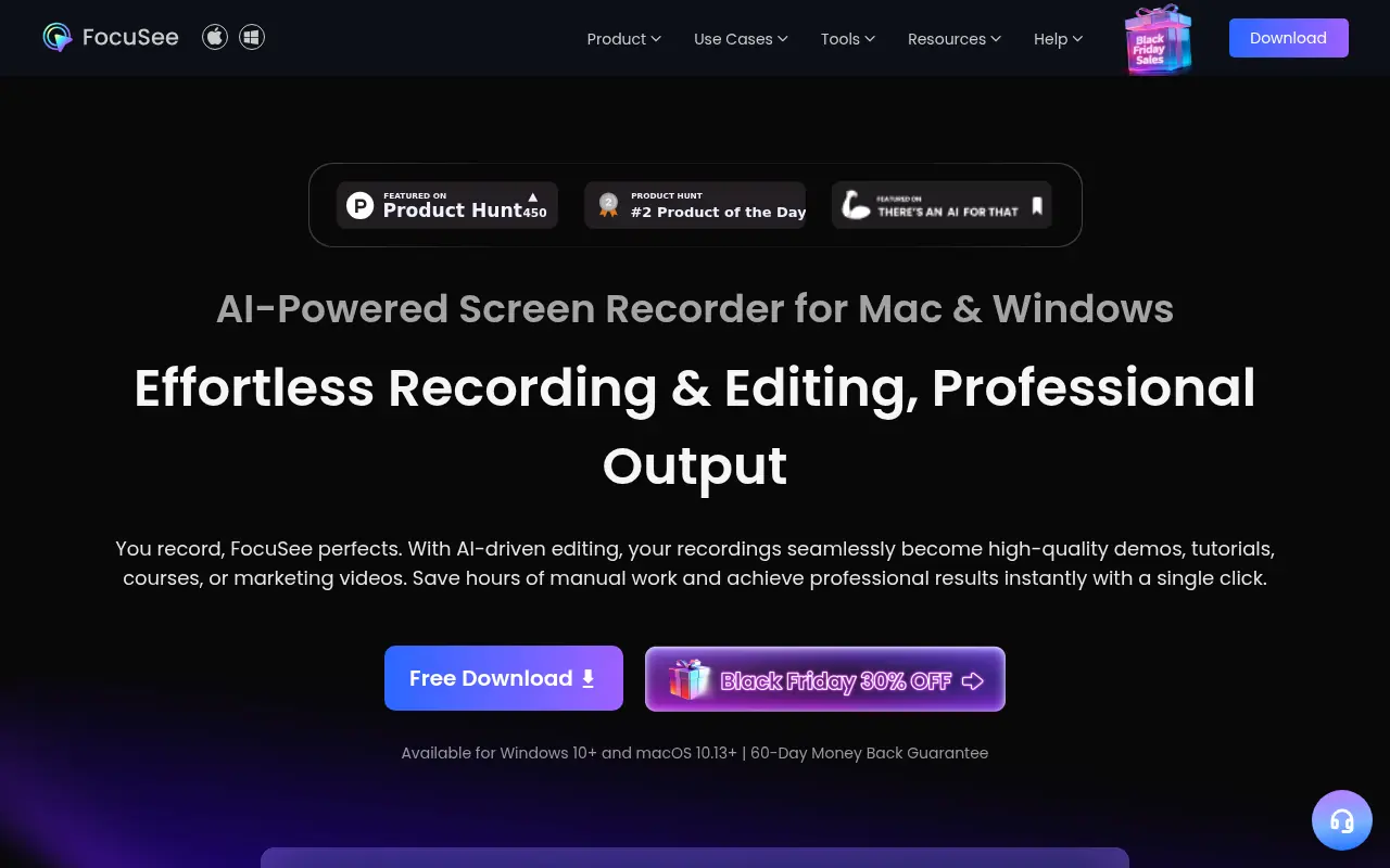 FocuSee screenshot