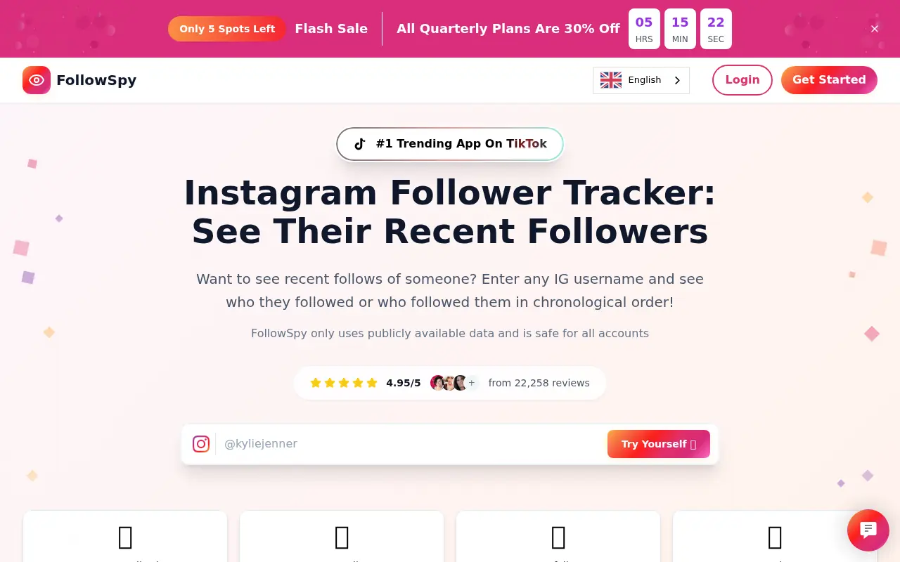 FollowSpy screenshot
