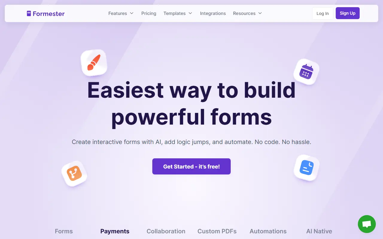 Formester screenshot